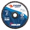 Weiler 3" BobCat Mini Abrasive Flap Disc, Flat (TY27), Type S  Mount, 80Z 50915 - alternate 1